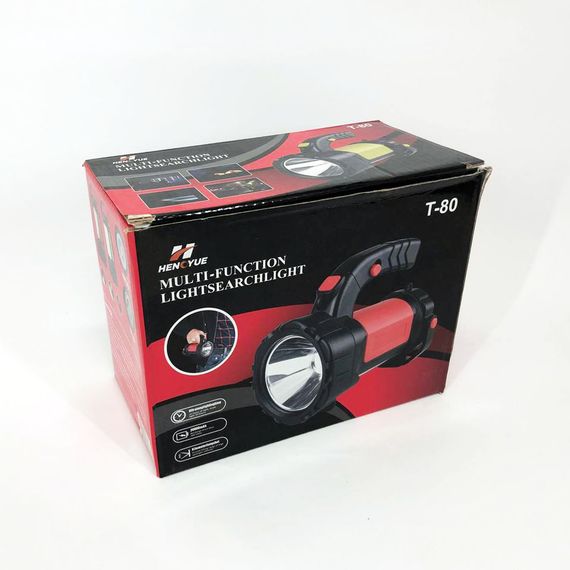 Поворотный аккумуляторный фонарь для кемпинга T80C-5W+COB, Лампа для кемпинга яркая QR-61