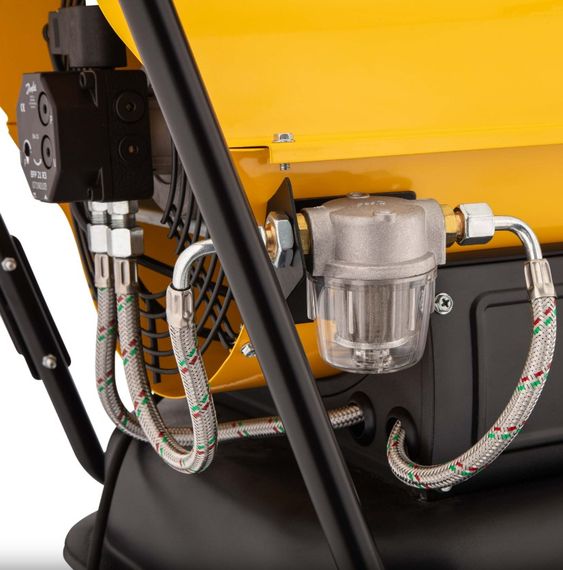 Теплова гармата 2E дизельна 30,0 кВт, площа обігріву 400 кв.м., жовтий (2E-DHI30780) | Зображення 1