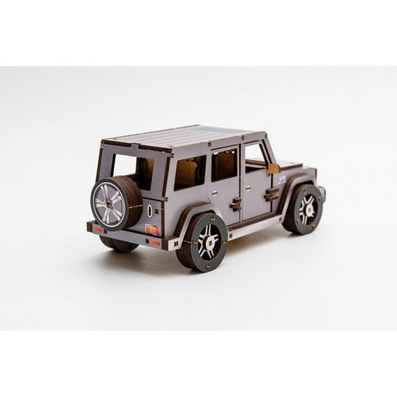 Деревянный 3D конструктор "Gelandewagen" Puz-26914, 109 деталей | Зображення 5