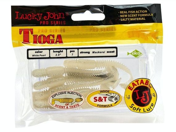 Виброхвост Lucky John Лаки Джон Tioga 2.9" T47 7шт | Зображення 1