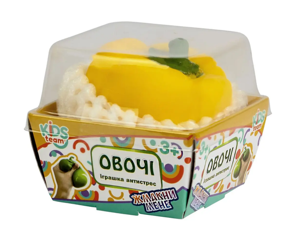 Іграшка антистрес "Овочі перець" CKS-10705(Yellow) | Зображення 1