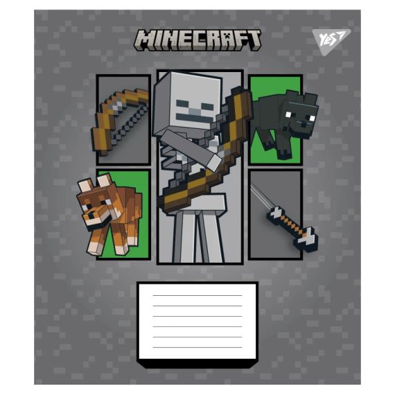 Зошит учнівський YES Minecraft Arrows 767571 12 аркушів Різнокольоровий shop (4823092291691) | Зображення 4