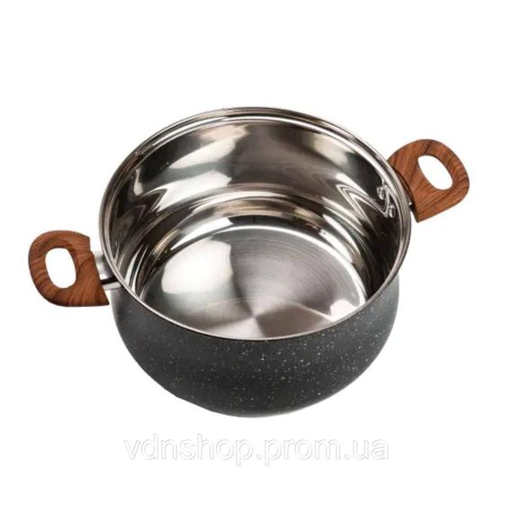 Набір посуду для приготування із нержавіючої сталі 10 предметів чорний HP33530B | Зображення 6