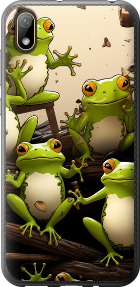 Чехол на Huawei Y5 2019 Жабки "5656u-1695-17620"