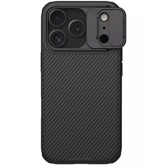 Карбонова накладка Nillkin CamShield Pro для Apple iPhone 17 Pro (6.3") Black | Зображення 1