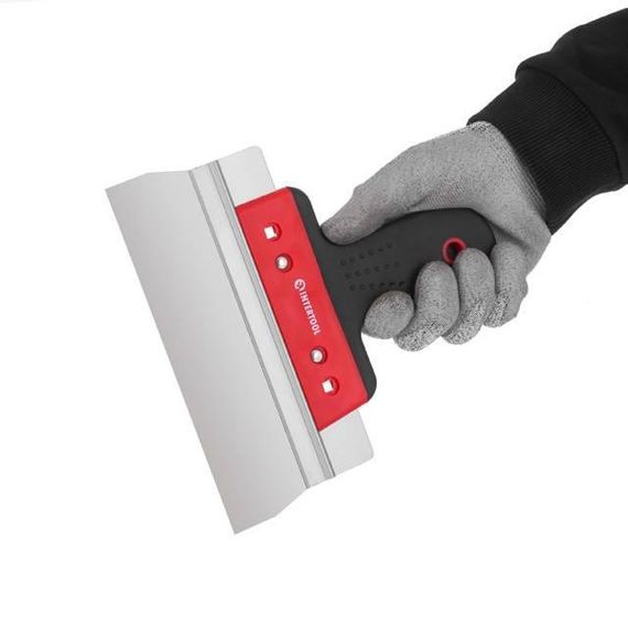 Шпатель з нержавійної сталі 200 мм, проф INTERTOOL KT-2680 | Зображення 4