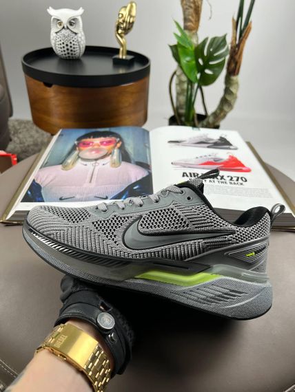 Чоловічі кросівки Zoom Winflo Grey Lime весна / літо / осінь A4075 | Зображення 3