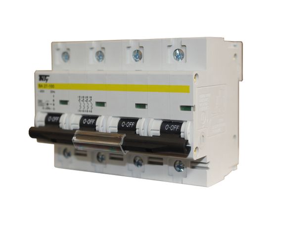 Автоматичний вимикач ВА27-100 4Р 80А 10 кА х-ка D Ny95504918