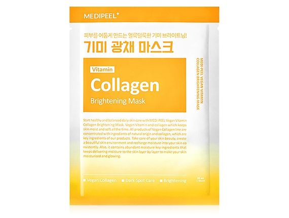 Осветительная витаминная маска с экстрактом лимона и коллагеном MEDI-PEEL Vegan Vitamin Collagen Brightening Mask