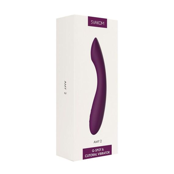 Вібратор для точки G Svakom Amy 2 Violet з Інтелектуальним режимом стимуляції | Зображення 7