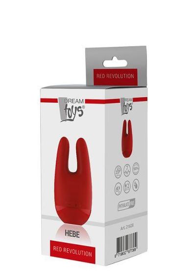 Вібростимулятор Dream Toys RED REVOLUTION для клітора та сосків, червоний Sex Aura | Зображення 4