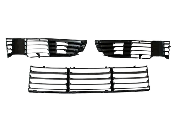 VW Passat B5 рестайлінг (00-05) заглушки в бампер без отворів для галогенів, Фольцваген Пасссат Б5 | Зображення 1