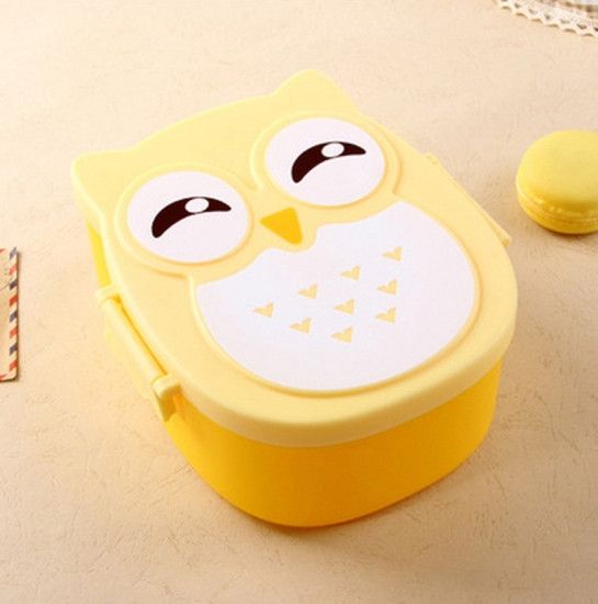 Детский ланч бокс Bento Совушка Желтый | Зображення 1