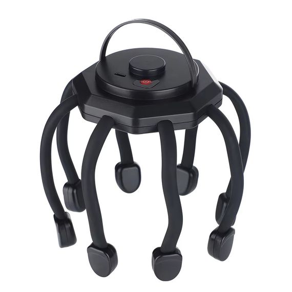 Електричний масажер для шкіри голови, Портативний масажер Восьминіг  знижка | Зображення 6