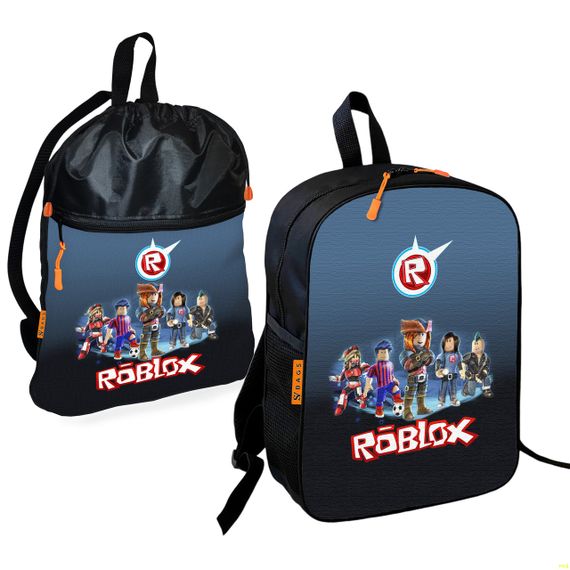 Шкільний рюкзак дитячий Роблокс / Roblox + Сумка для взуття спортивної форми рюкзак-мішок хлопчикові (01823)