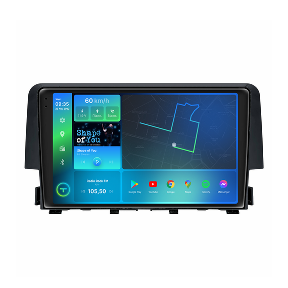 Штатна магнітола Torssen 2K Honda Civic 16-18 F98256 4G Carplay DSP | Зображення 1