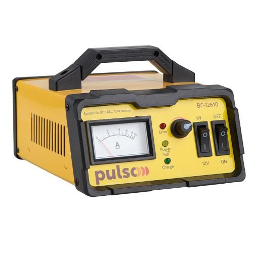 Зарядний пристрій PULSO BC-12610 6-12V/0-10A/5-120AHR/LED-Ампер./Iмпульсний | Зображення 1