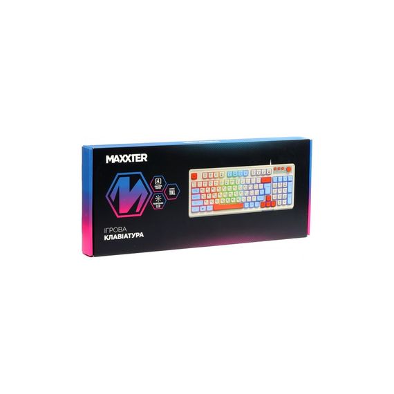 Клавіатура Maxxter KBG-3C01-UA USB UA (KBG-3C01-UA) | Зображення 4