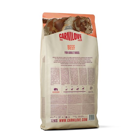 Корм сухий Carnilove True Fresh Beef для cобак яловичина 12 кг | Зображення 1