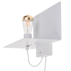 Бра настенное накладное в спальню BL-546W/1 E27 WH