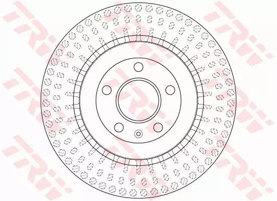Диск гальмівний AUDI A4/A5/A6/A8/Q5 R 09- 13, TRW (DF6175S)