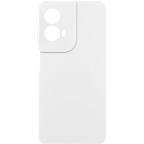 Чохол Silicone Cover Lakshmi Full Camera (AA) для Motorola Moto G85 Білий / White
