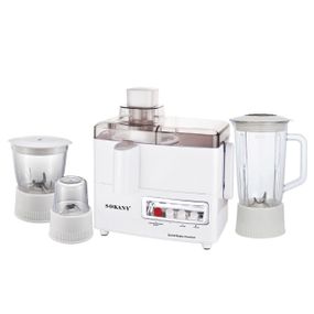 Кухонный комбайн с соковыжималкой и кофемолкой 4 в 1 блендер 800 Вт Sokany SK-03029