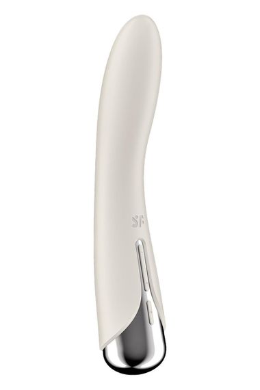 Вібратор для точки G Satisfyer Spinning Vibe 1 з ротацією, молочний Sex Aura | Зображення 2