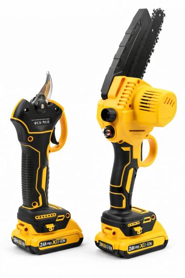 Комплект 2в1 АКБ 24V (пила и секатор) желтый | Зображення 2