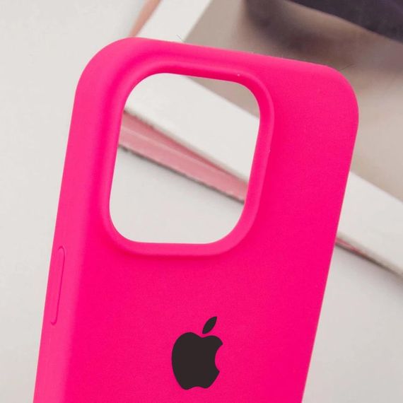 Чохол Silicone Case Full Protective (AA) для Apple iPhone 14 Pro (6.1") Рожевий / Barbie pink | Зображення 2