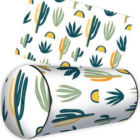 Подушка валик Кактусы 42x18 см (PV_FLORA001)