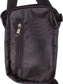 Сумка міська через плече №1 чорна плетена