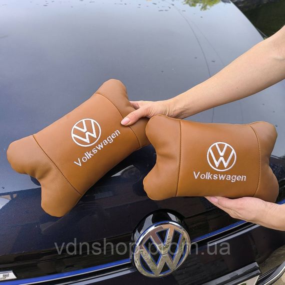 Автоподушка для голови і шиї Volkswagen, Подушка для комфорту в авто Комфортна подушка автомобіля TM-82 | Зображення 5