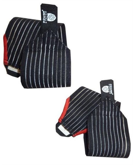 Кистьові бинти Power System PS-6000 Elastic Wrist Support Black/Red | Зображення 3