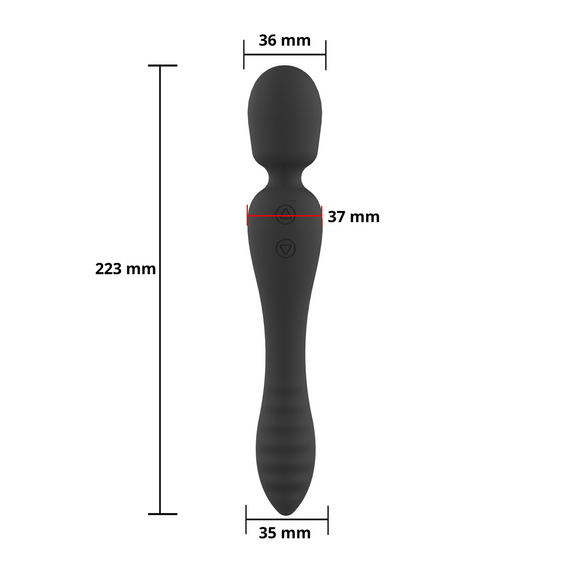 Вібратор - Erospace Sweet Play Wand & Vibrator 2in1 A8 Sex Aura | Зображення 9