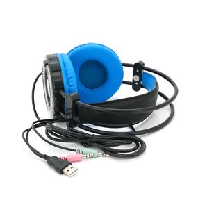 Навушники провідні Jedel GH-217, з мікрофоном, Black/Blue, Box