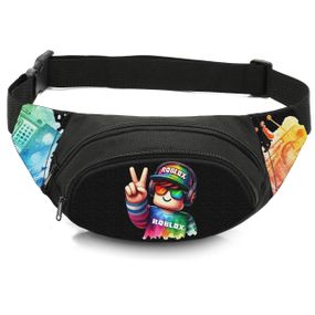 Сумка-бананка дитяча з принтом Roblox поясна сумка для хлопчика (4436)