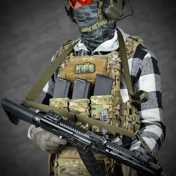 Ремінь збройовий триточковий RAGNAROK "Hel" Gen.II QD Олива | Зображення 3