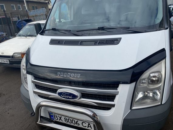 Кенгурятник WT004 (нерж) для Ford Transit 2000-2014 гг | Зображення 1