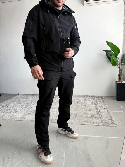 Костюм Soft Shell не утеплений чорний