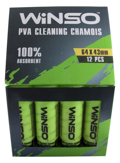 Серветка зі штучної замші в тубі 64x43 см Winso (150500) | Зображення 4