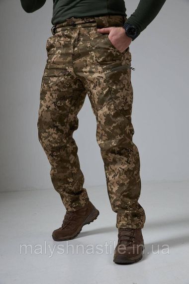 Штани Soft Shell Піксель ЗСУ SKMilitary
