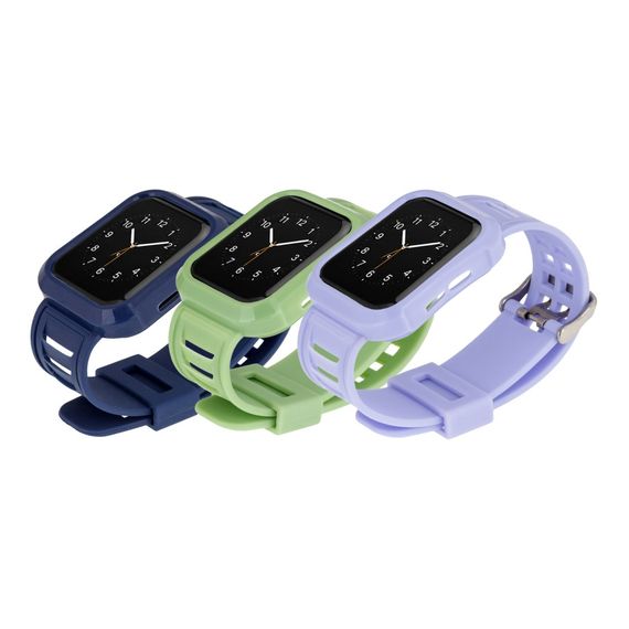 Ремінець для Apple Watch Band Silicone Shine + Protect Case 40/41 mm