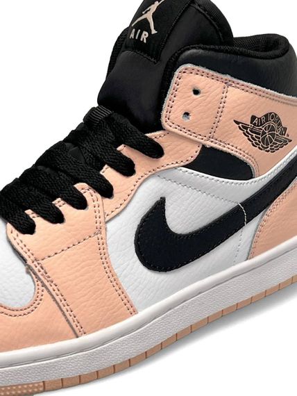 Жіночі кросівки N-ik-e Air Jordan 1 Retro HD Black White Peach , В'єтнам , весна / літо / осінь | Зображення 9