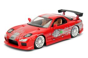 Ігрова металева машинка Fast and Furious Mazda RX-7 1993 red
