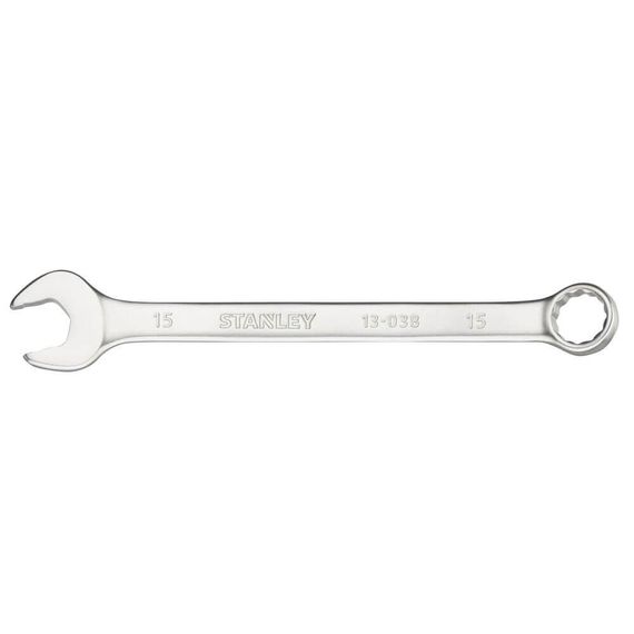 Ключі гайкові метричні, комбіновані FATMAX ANTI SLIP, розмір 15 мм STANLEY FMMT13038-0 | Зображення 1