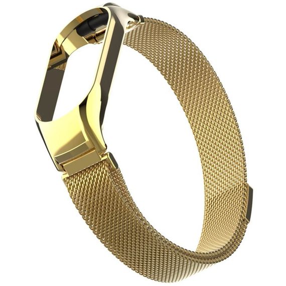 Ремінець Milanese Loop Design для Xiaomi Mi Band 9 Gold
