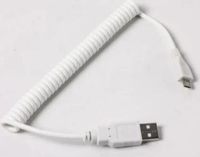 Кабель Micro пружина 1м