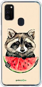 Чохол на Samsung Galaxy M21 M215F Єнотик з кавуном "4605sp-2016-2448"