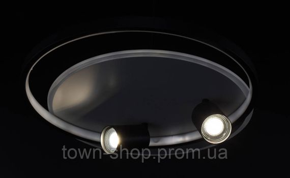Люстра потолочная LED с пультом K012/2-led Черный 12х42х50 см. | Зображення 3